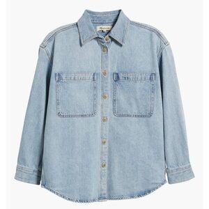 Madewell oversized denim shirt